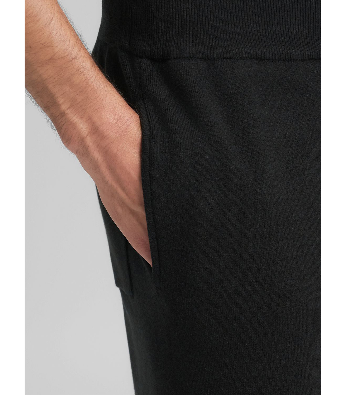 リサイクルファイバーニットジョグパンツ 詳細画像 ブラック 6